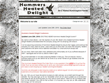 Tablet Screenshot of hummersheateddelight.com